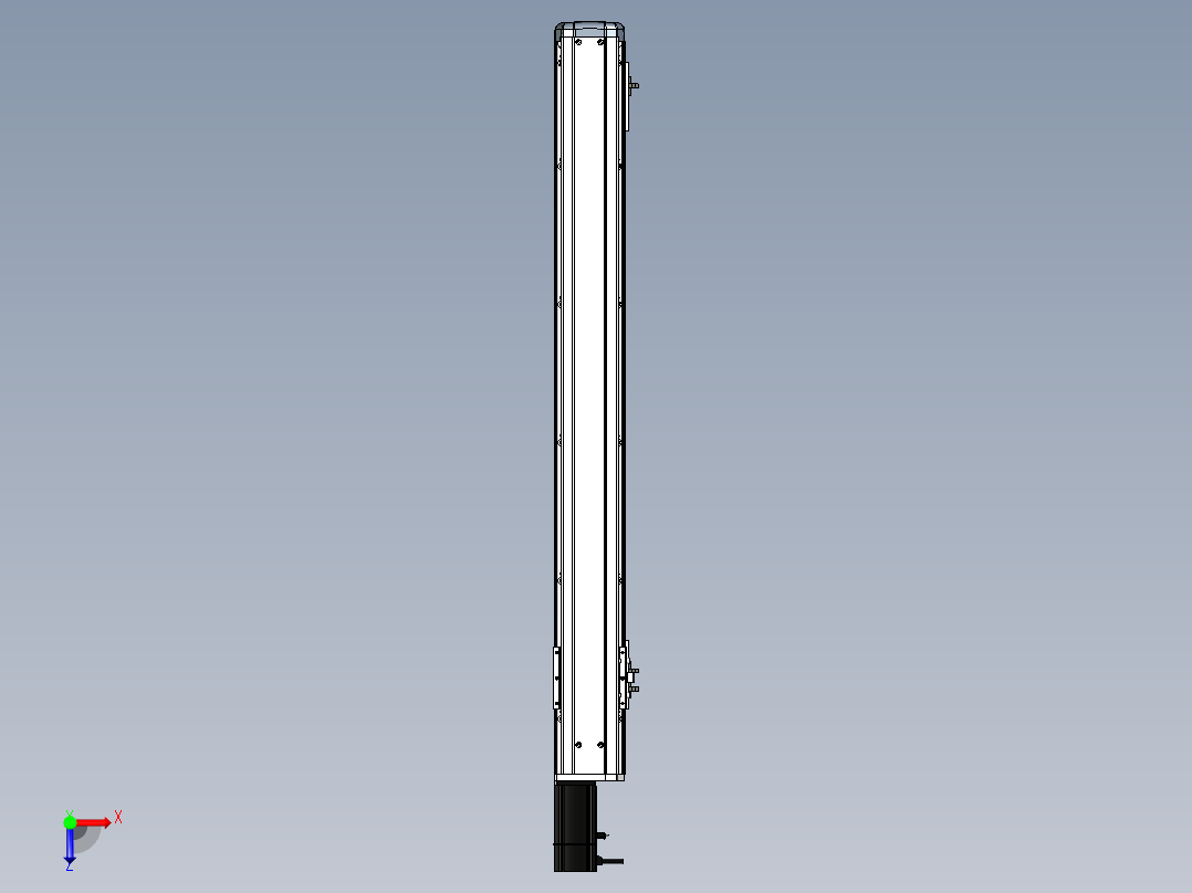 Toyo东佑达直线模组-ETH10-850-BC-200W+煞車俯视图