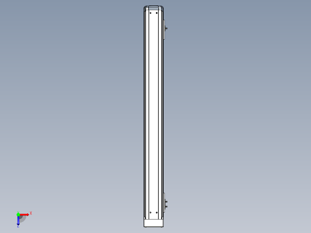 Toyo东佑达直线模组-ETH12-900-BM-200W+煞車俯视图