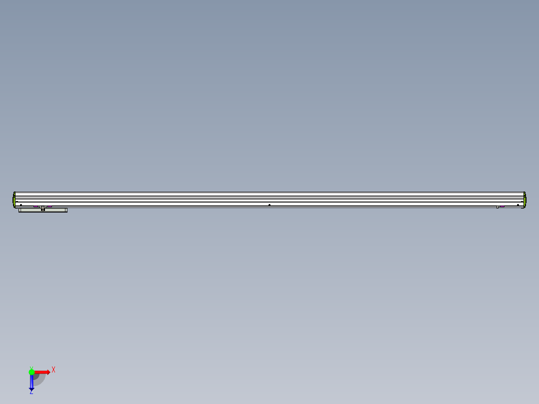 威洛博LC系列3d模型模组LC14S2Y-S1950俯视图
