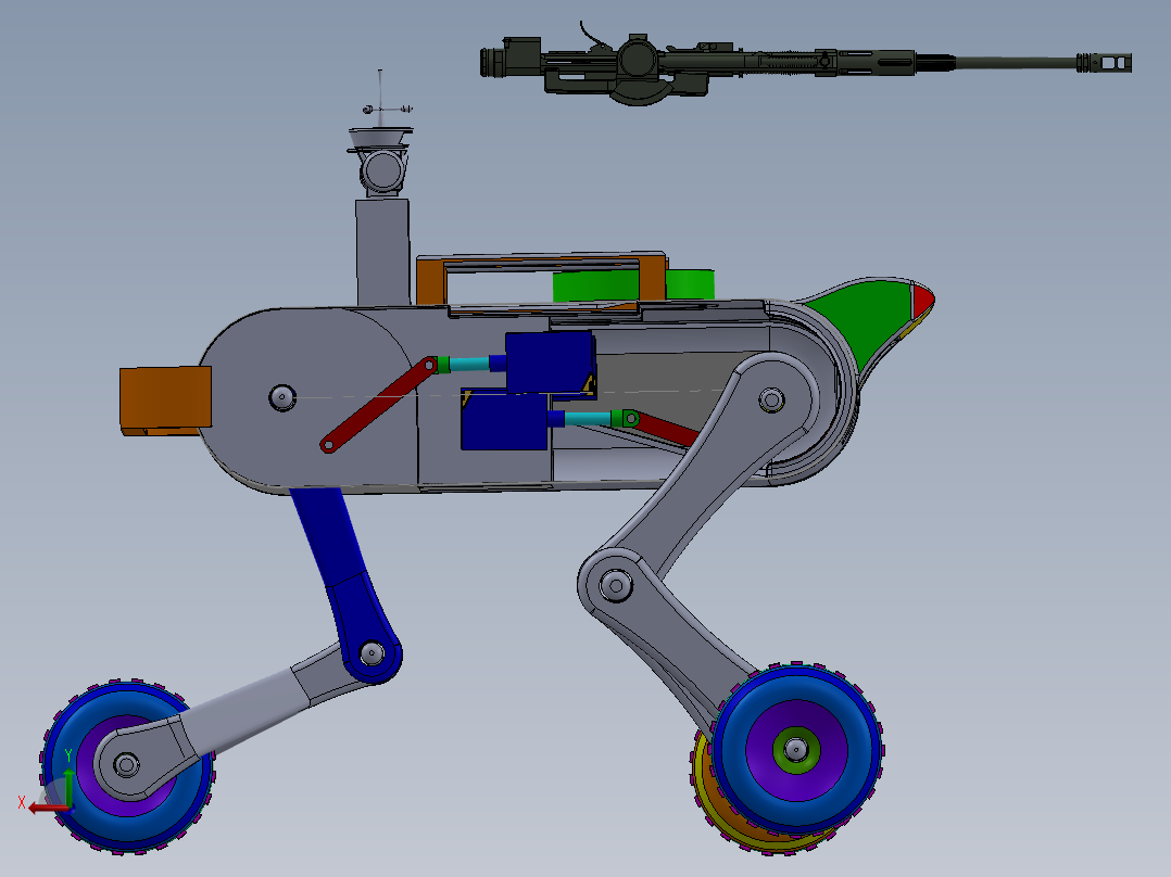 无人机器人 (3)后视图