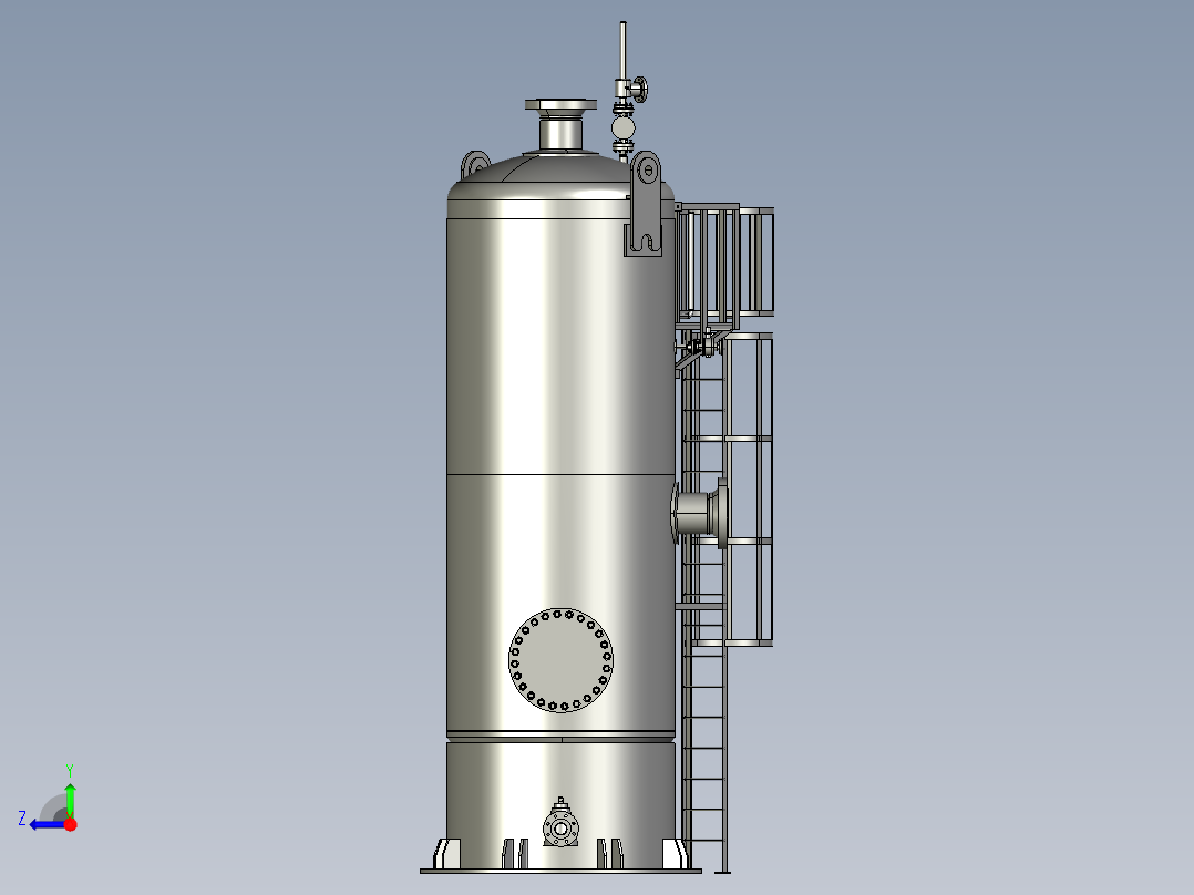 带内部除雾器的 KOD右视图