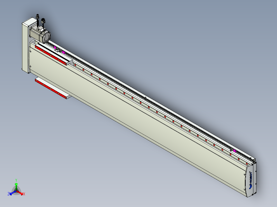 威洛博QF20-Lxx-C-S1260-BR-ZP40-C3正等轴测图