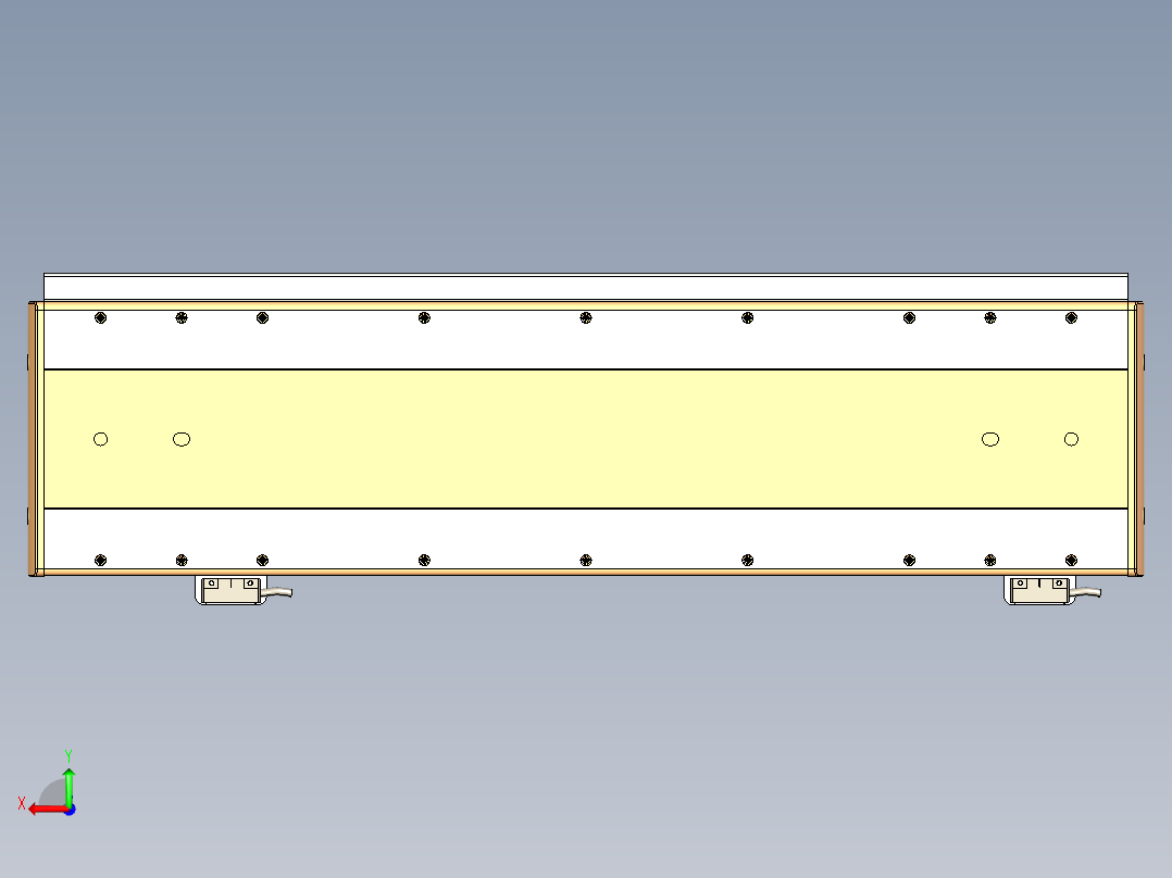 威洛博LC系列3d模型模组2LC17E1Y-S300后视图