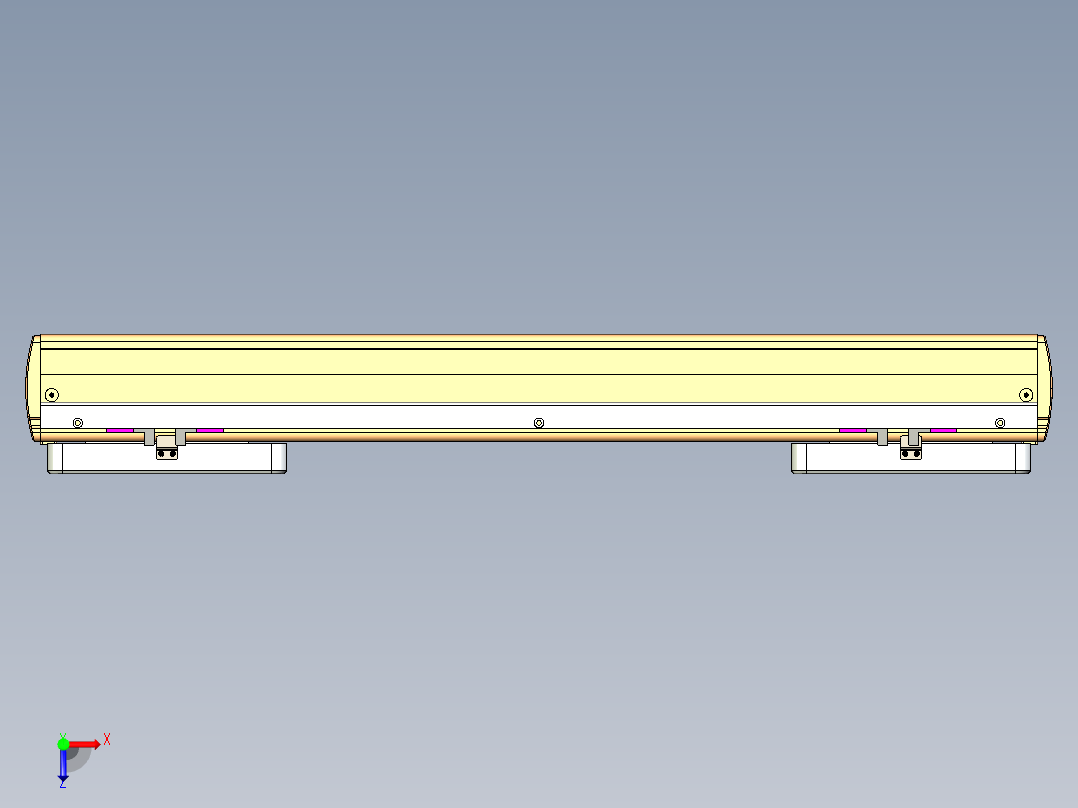 威洛博LC系列3d模型模组2LC17E1Y-S300俯视图