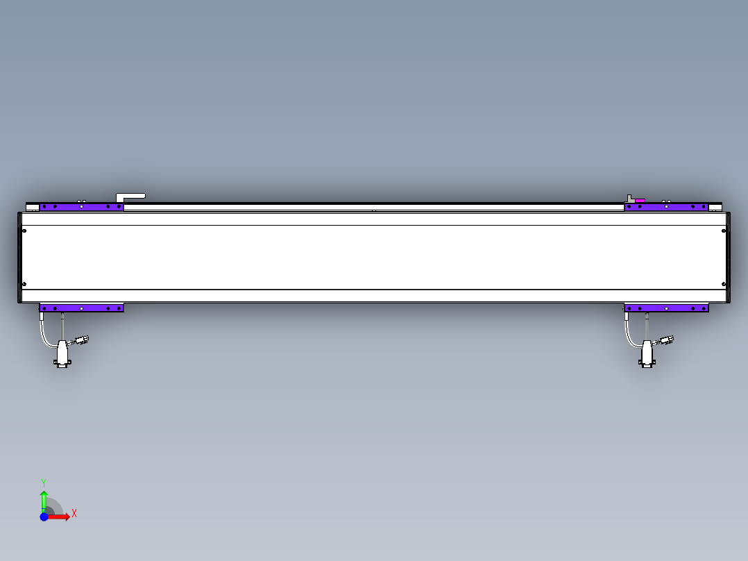 威洛博VL系列直线电机模组-2VL17E2-S900前视图