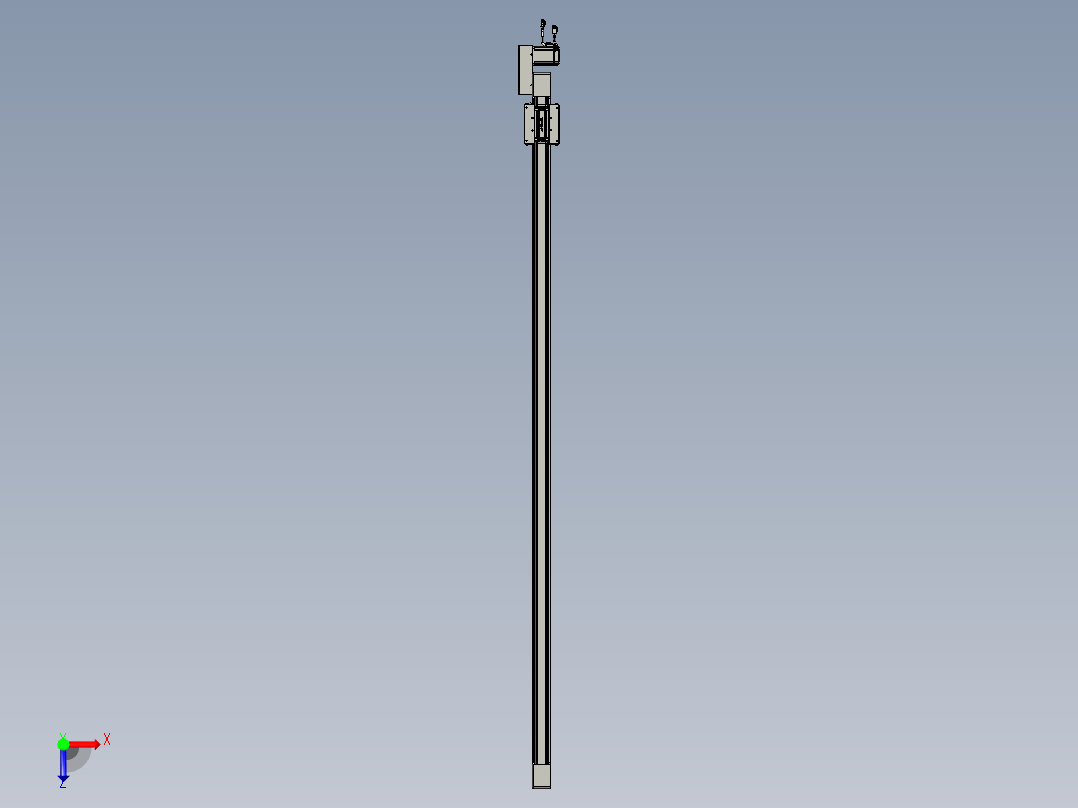 威洛博直线电机模组EB6-L70-S2000-BL-P40-MS3俯视图