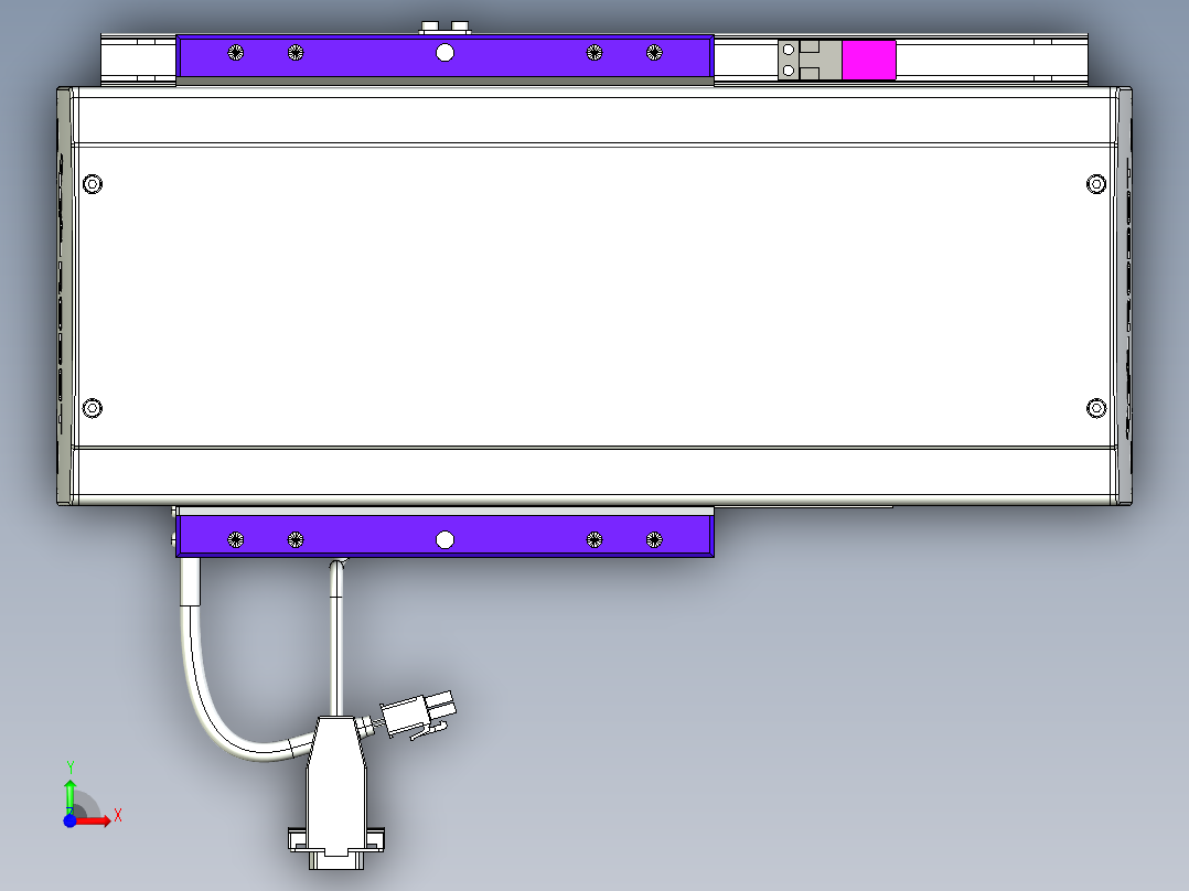 威洛博VL系列3d模型模组VL14S2Y-S100前视图
