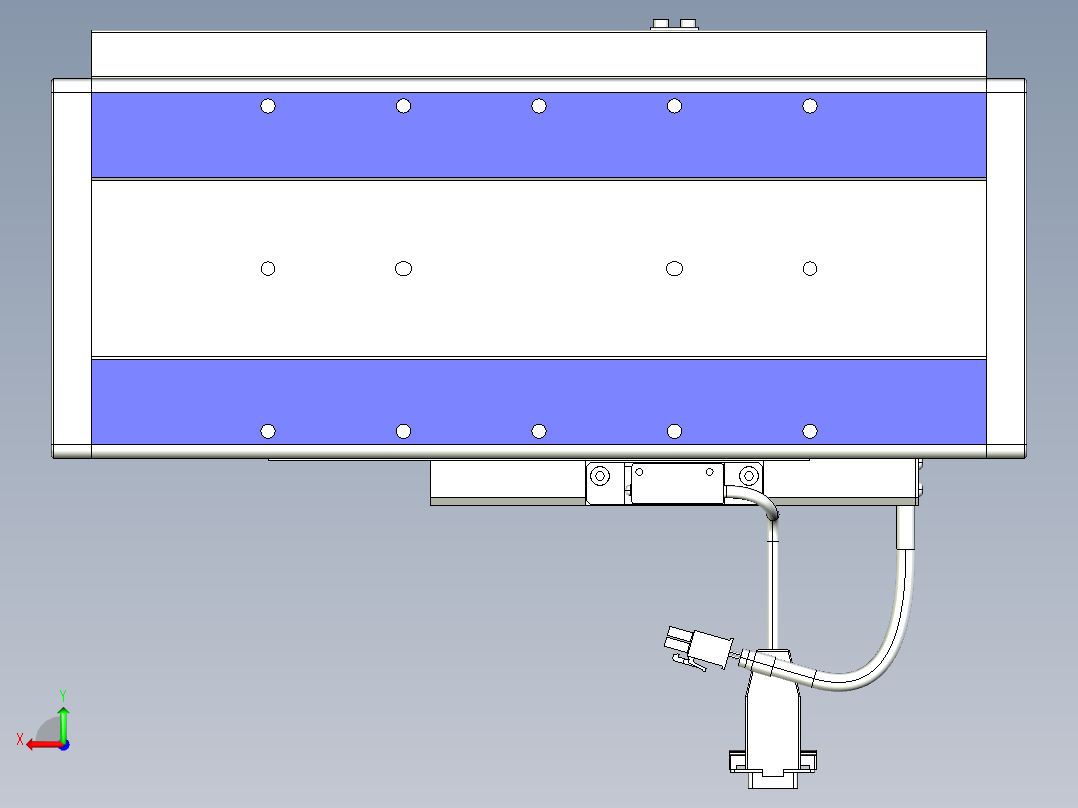 威洛博VL系列3d模型模组VL14S2Y-S100后视图