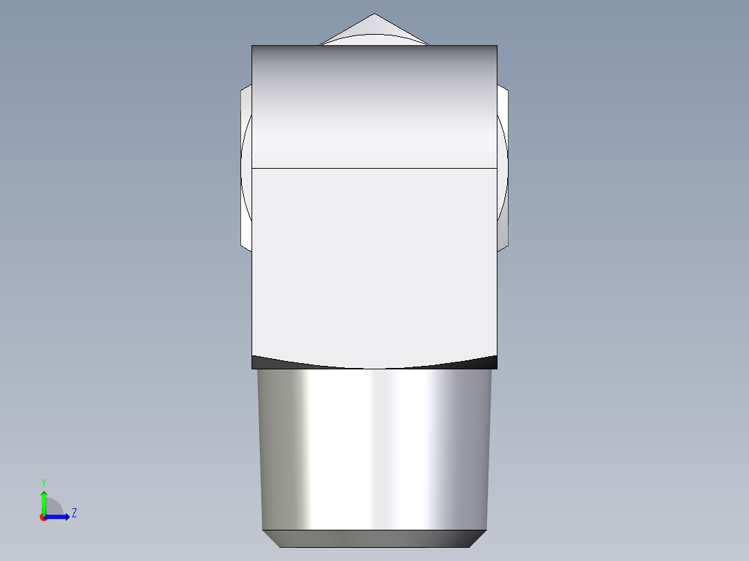 卡套式工业通用硬管接头EO_Male_stud_elbow_WE06LLMCF左视图