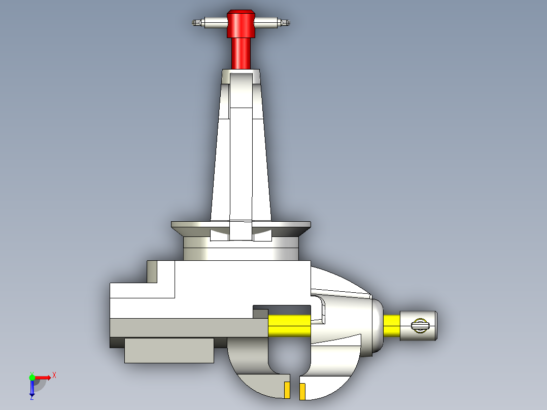 台钳 (61)俯视图