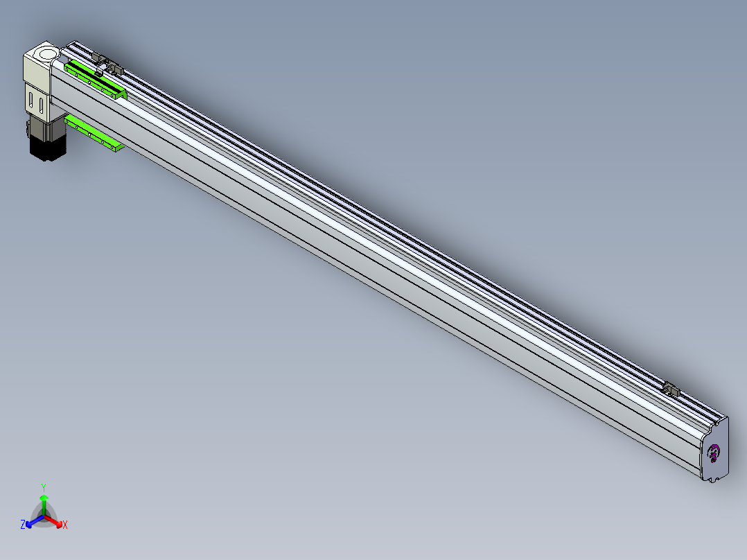 同步带滑台-半封闭B13-L90-S1500-L-P40-D3