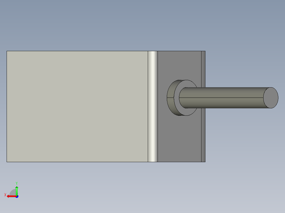 基恩士BL-500_kc图纸模型后视图