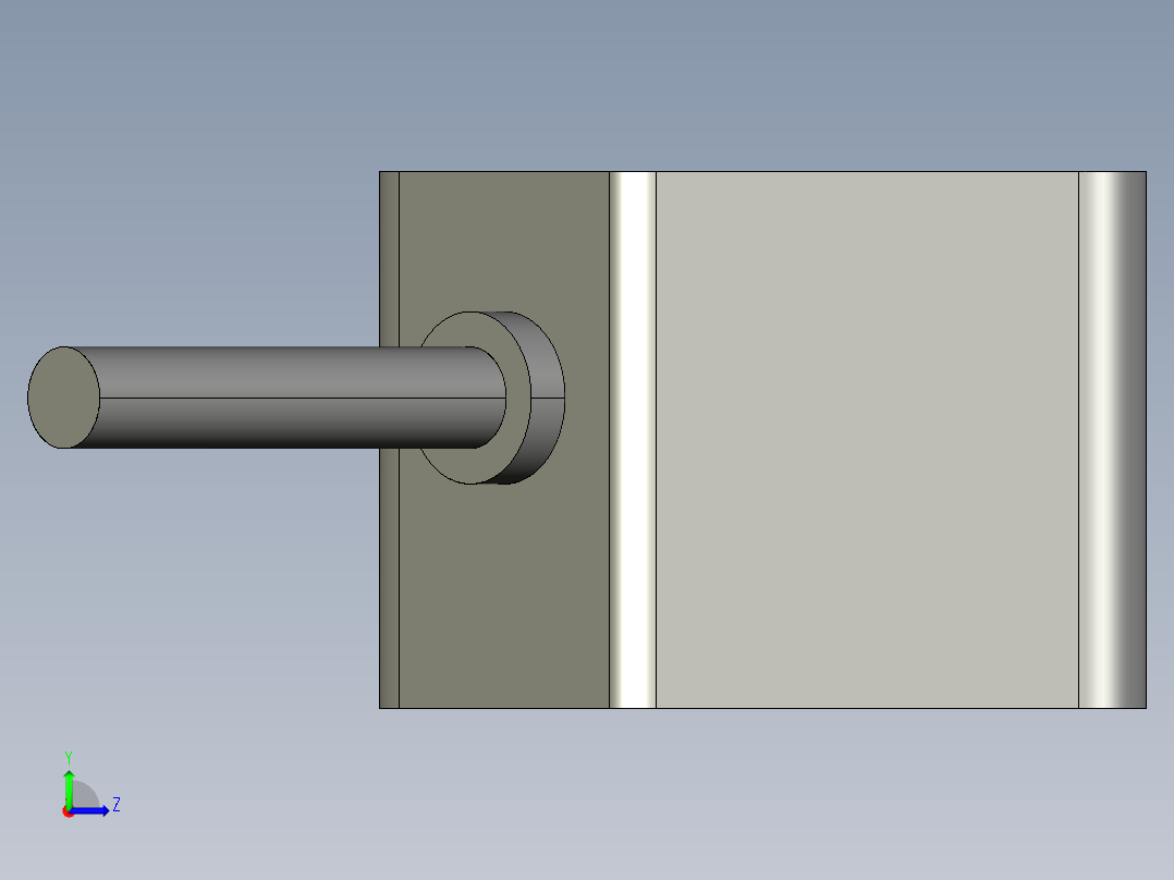 基恩士BL-500_kc图纸模型左视图