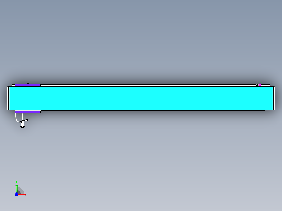 威洛博VL系列3d模型模组VL17E2Y-S1600前视图