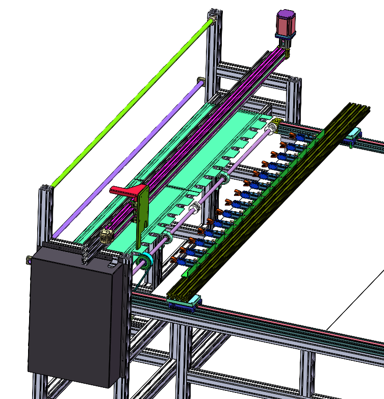 布料拉平裁切机sw18可编辑