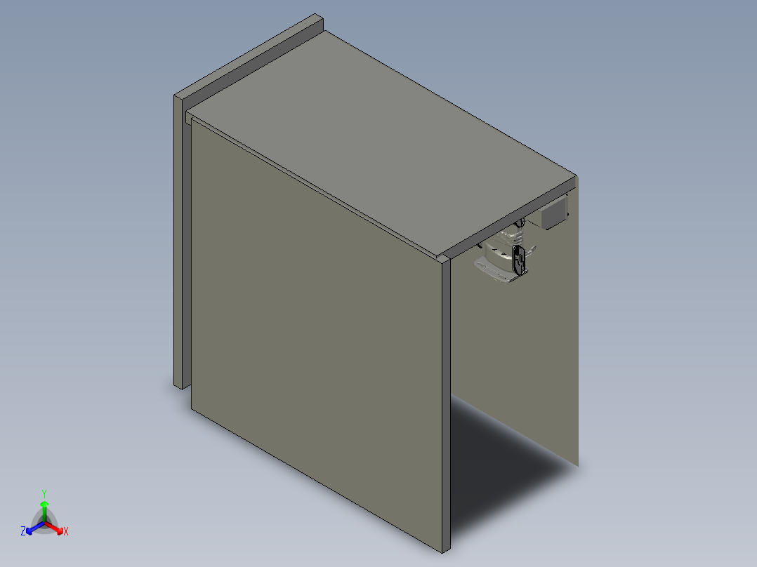 hospital-room-mab-病房床正等轴测图