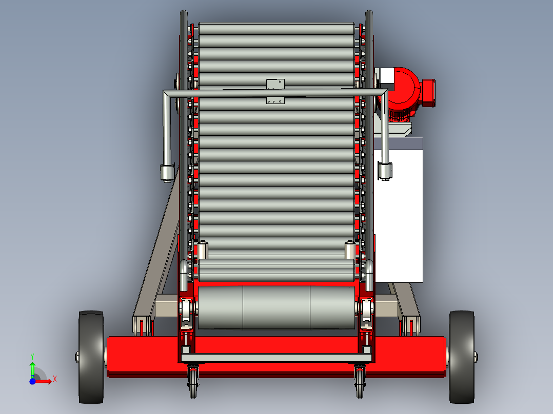 带式输送机前视图