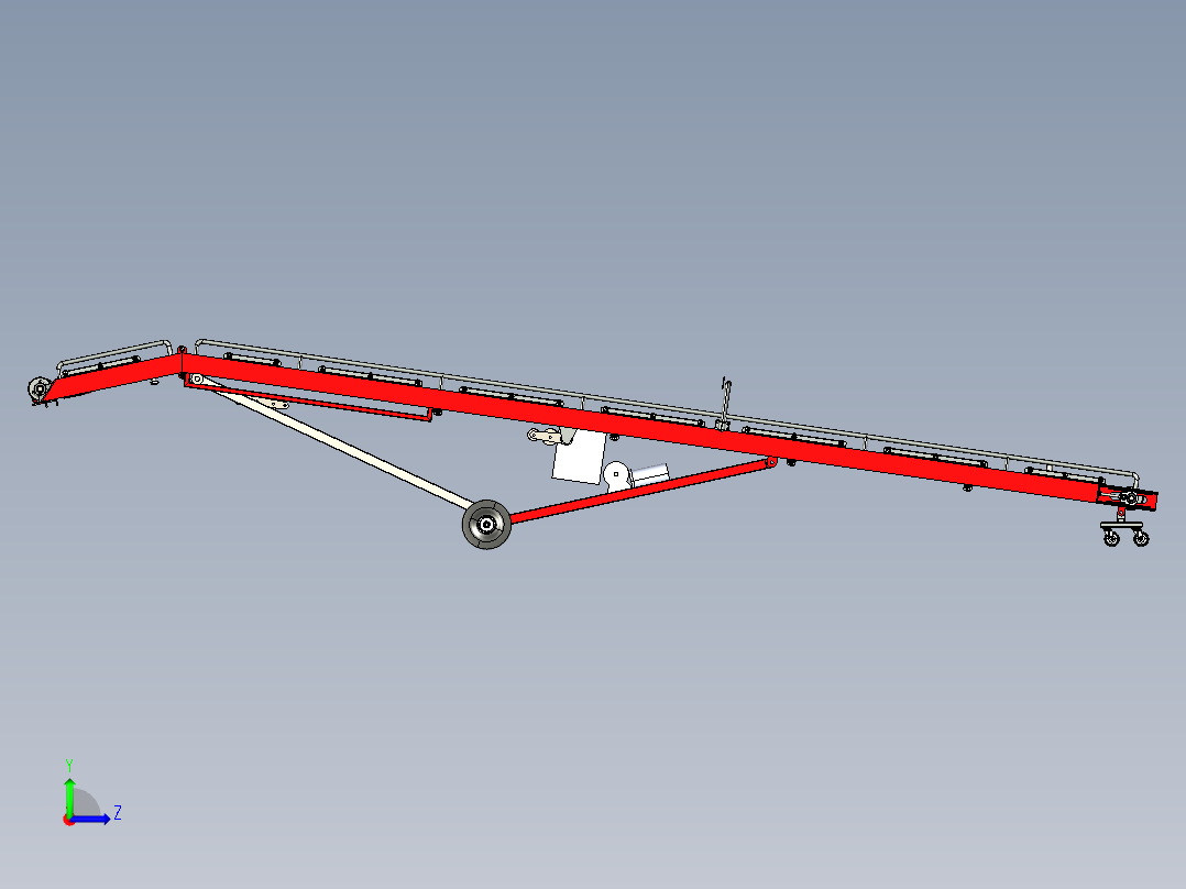 带式输送机左视图