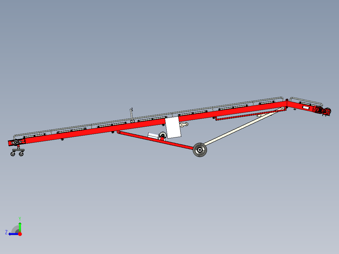 带式输送机右视图