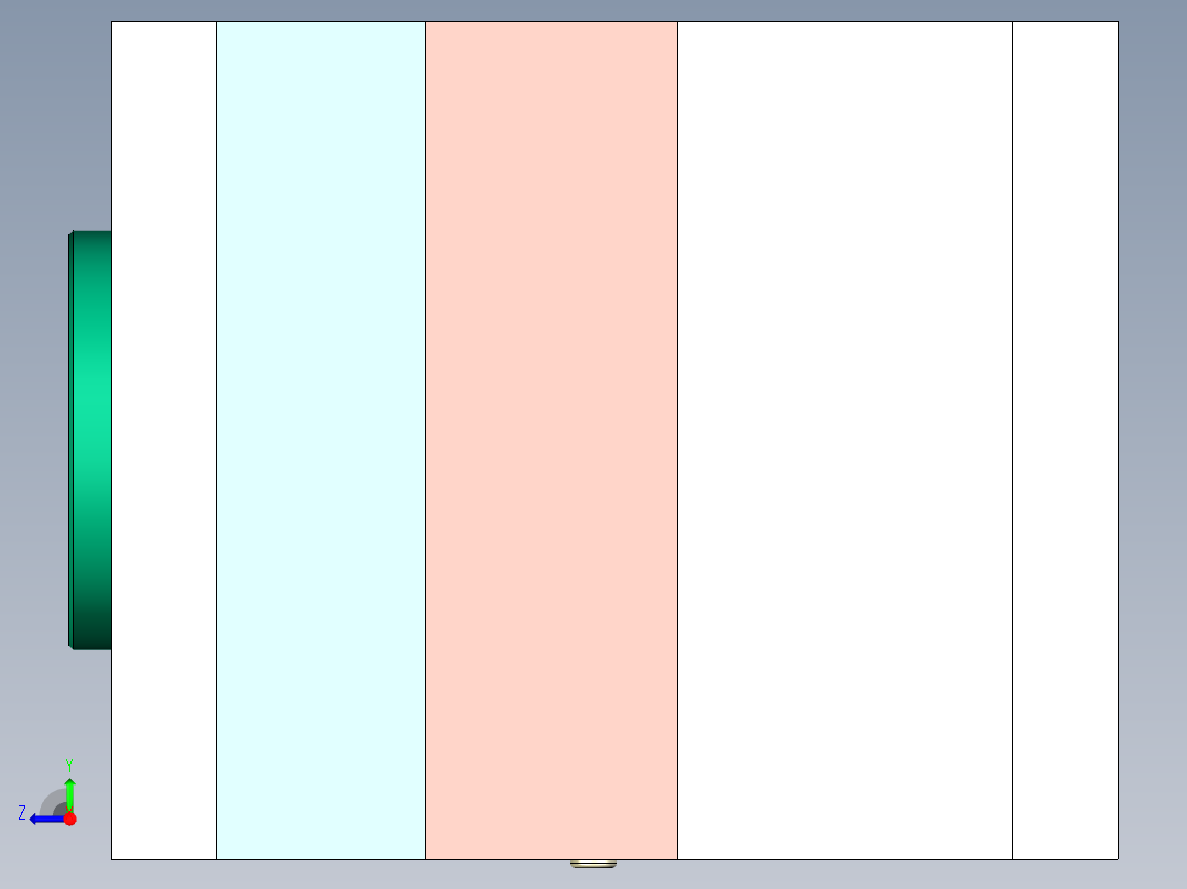 拉链头注塑模具设计含UG三维二维说明右视图