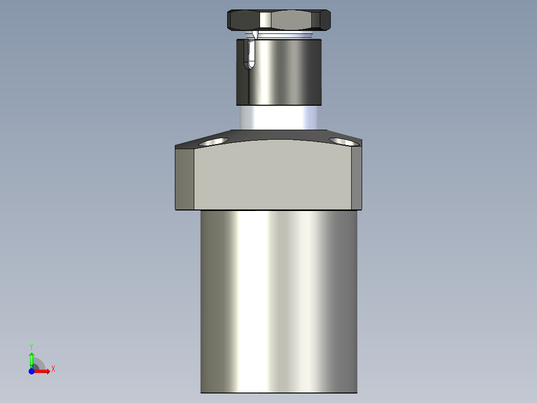 KOSMEKLHS0900-SR-Y45多系列多零件图纸模型前视图