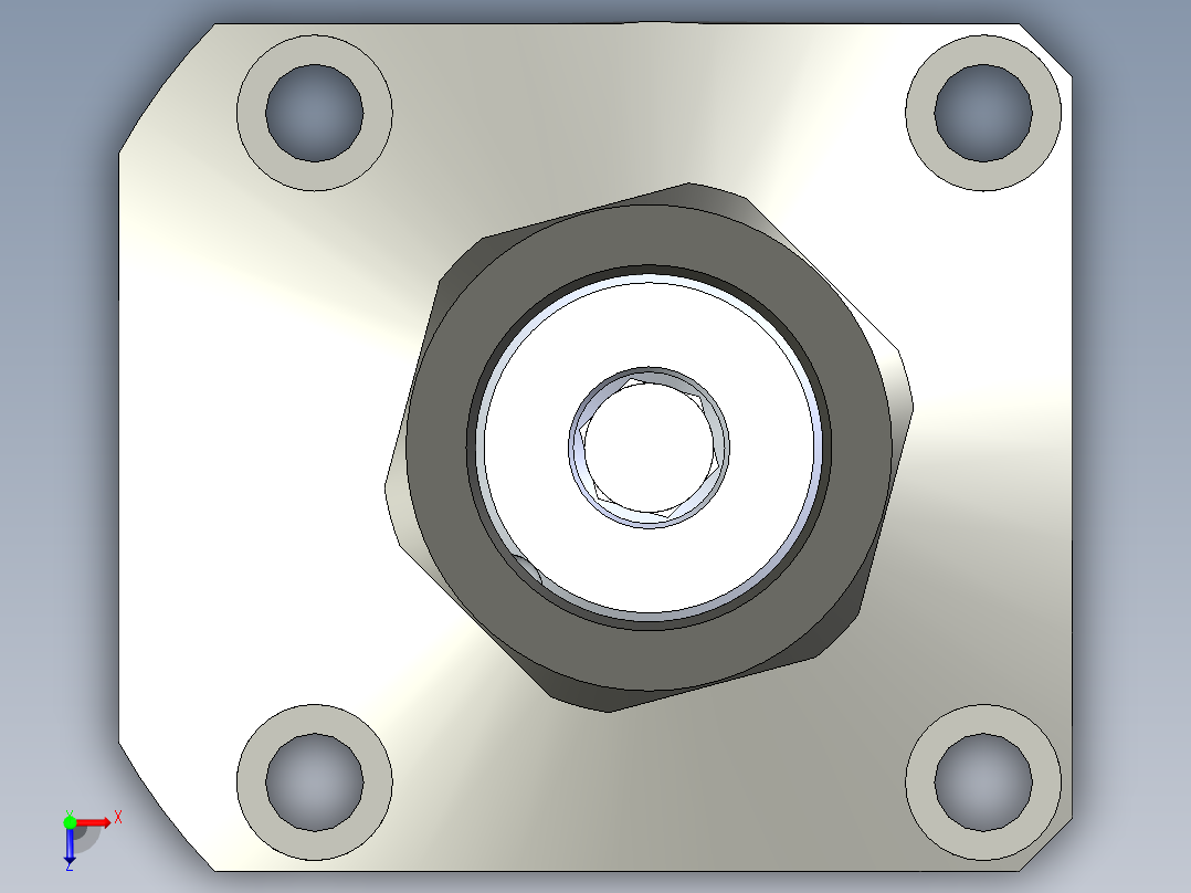 KOSMEKLHS0900-SR-Y45多系列多零件图纸模型俯视图