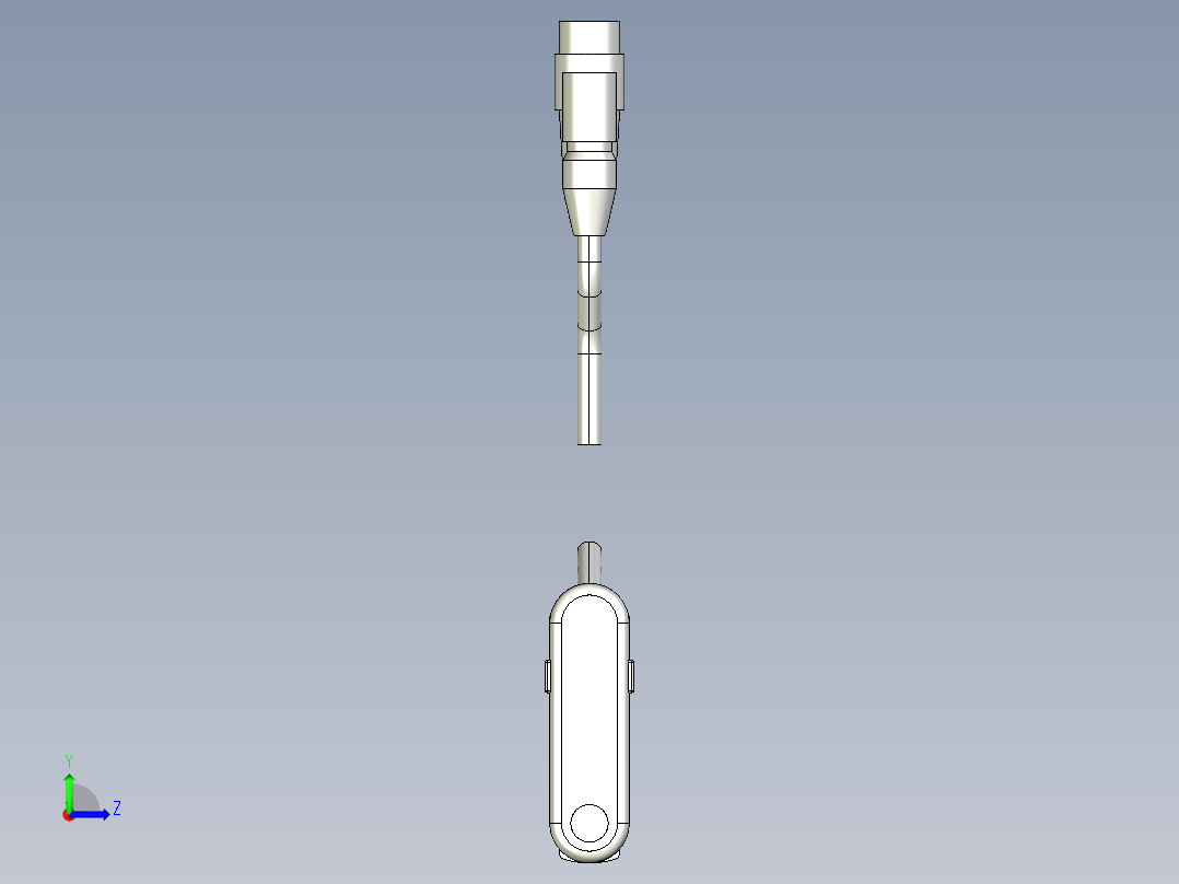基恩士SK-035_kc图纸模型左视图