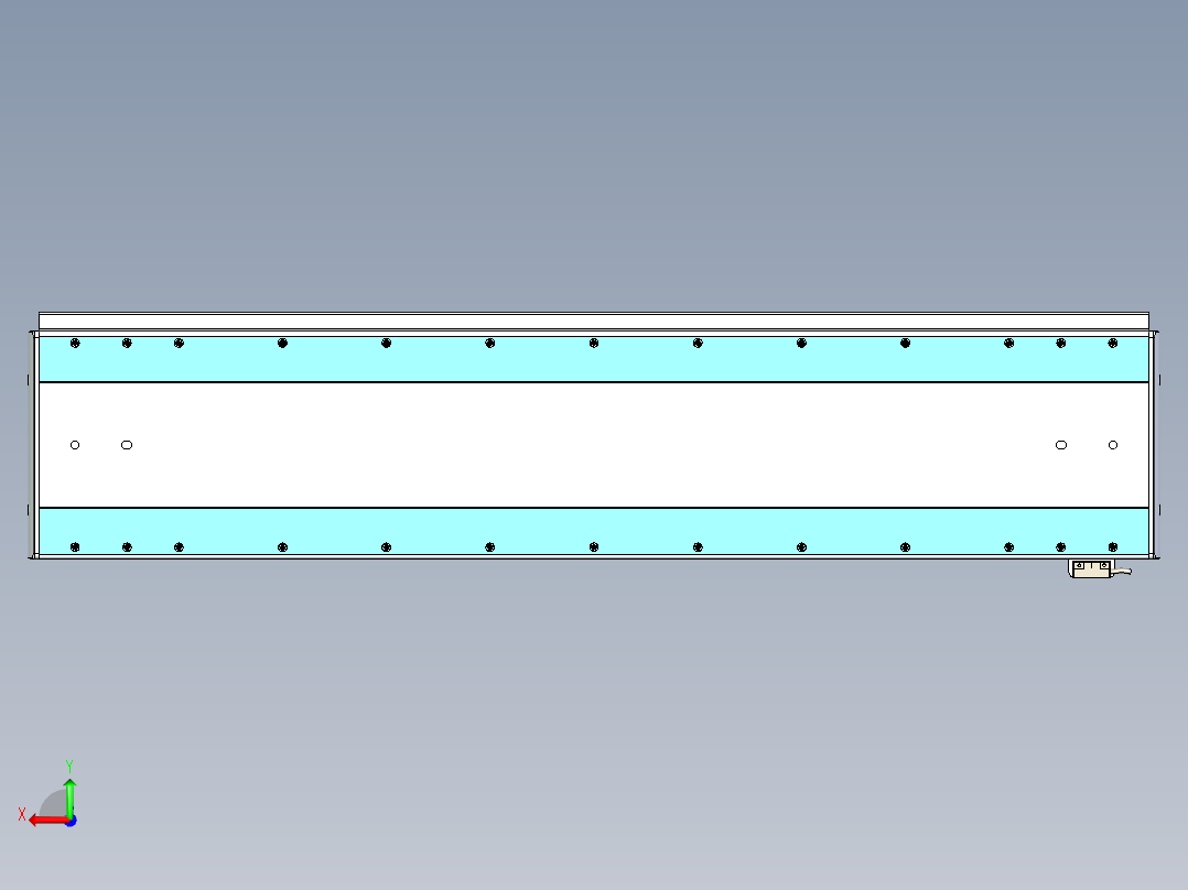 威洛博LC系列3d模型模组LC22H1Y-S900后视图
