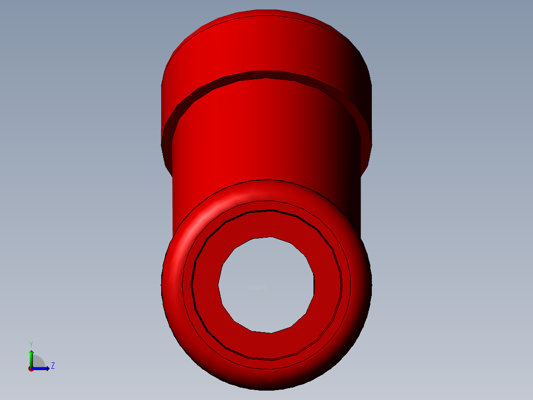 threaded lateral左视图