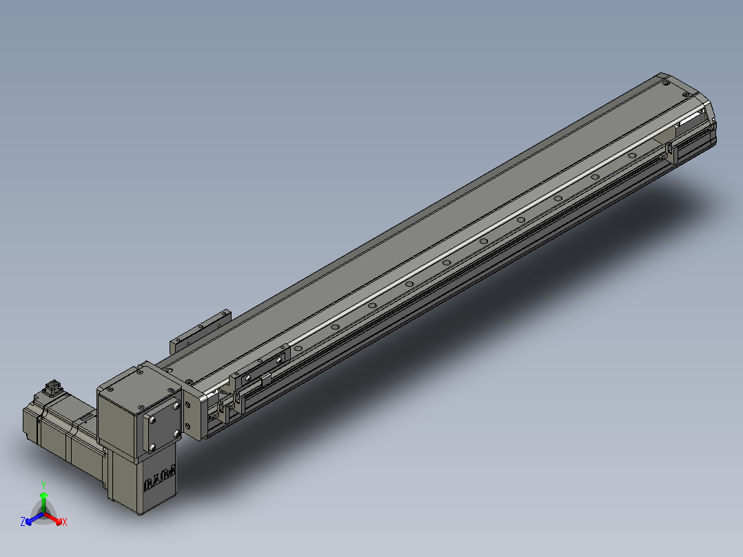 模组FTB10-RD-600正等轴测图