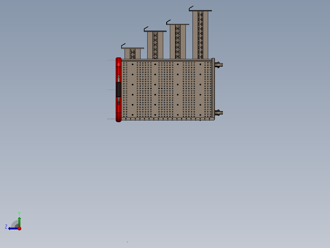 钣金工具箱右视图