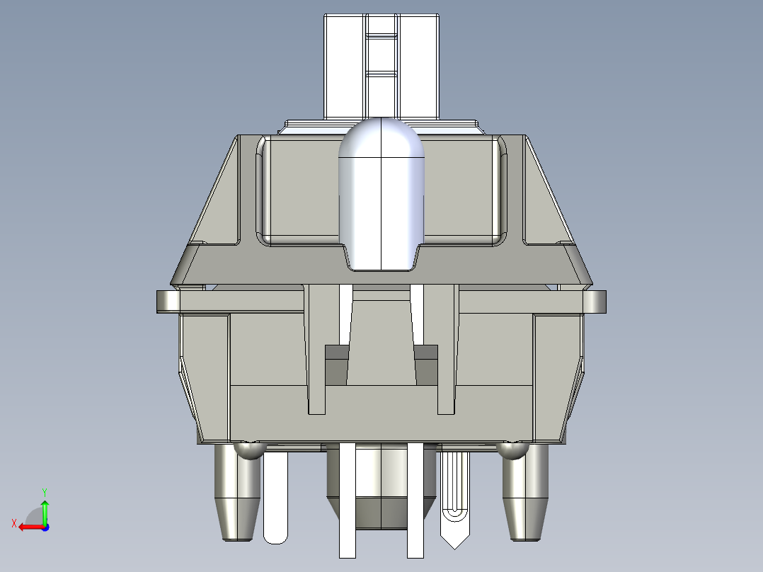 CHERRY MX系列（键+键帽）开关后视图