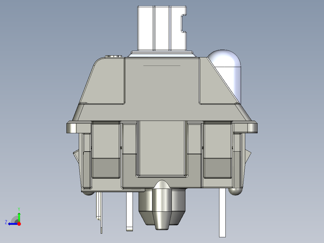 CHERRY MX系列（键+键帽）开关右视图