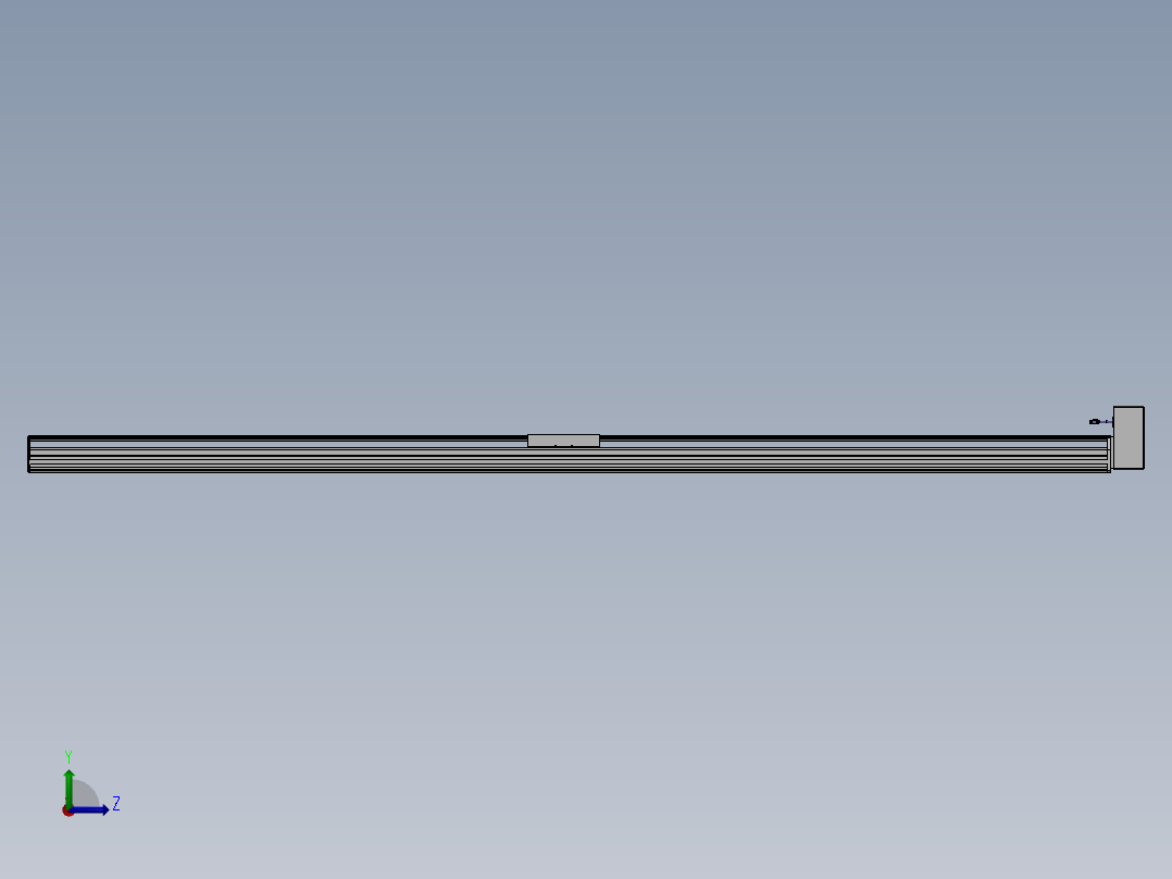 精密模组MT220-L150-3100-LU-M75-C4左视图