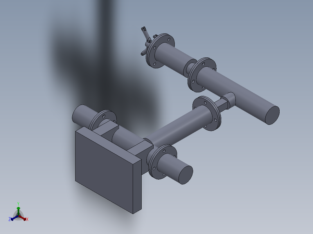 气动机械手的设计含图纸+说明正等轴测图