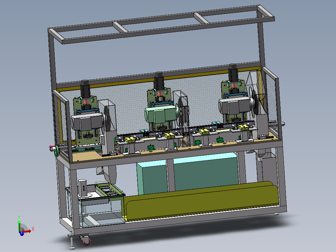 精密裁断机（sw18可编辑+cad）