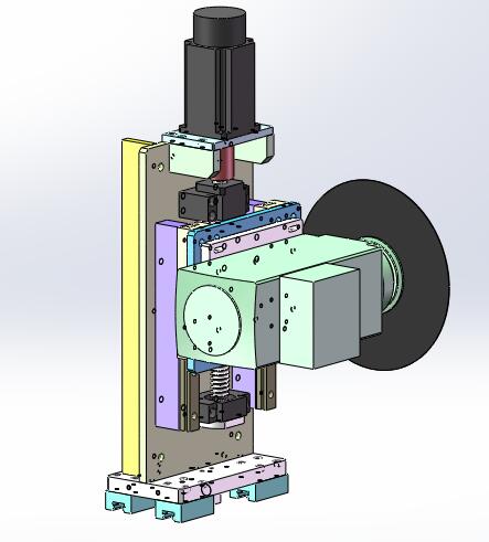 精密裁断机（sw18可编辑+cad）