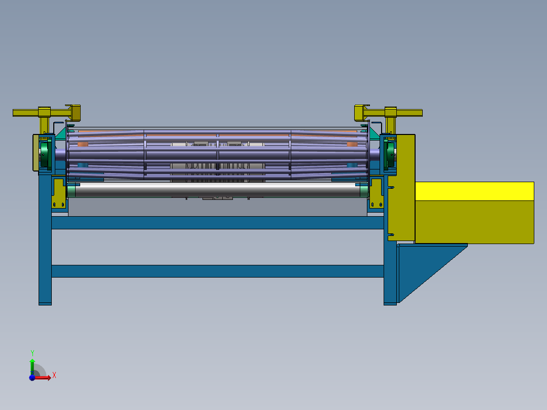 振动皮带线(sw18可编辑+工程图)前视图