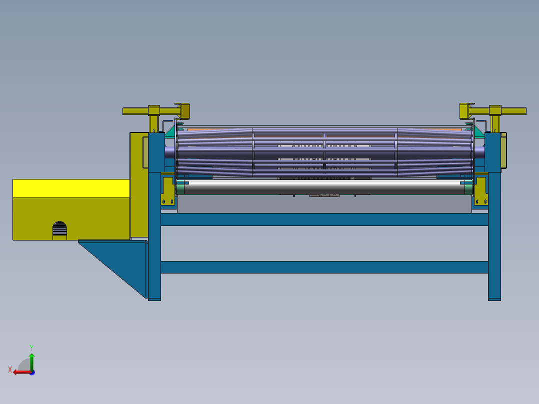 振动皮带线(sw18可编辑+工程图)后视图