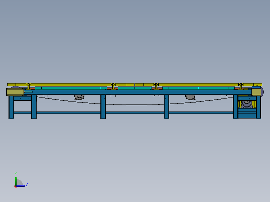 振动皮带线(sw18可编辑+工程图)左视图
