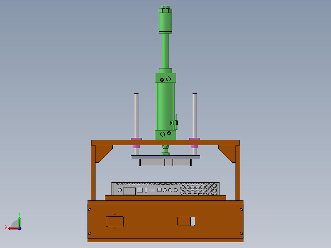 TMD-下盖整形治具sw17可编辑后视图