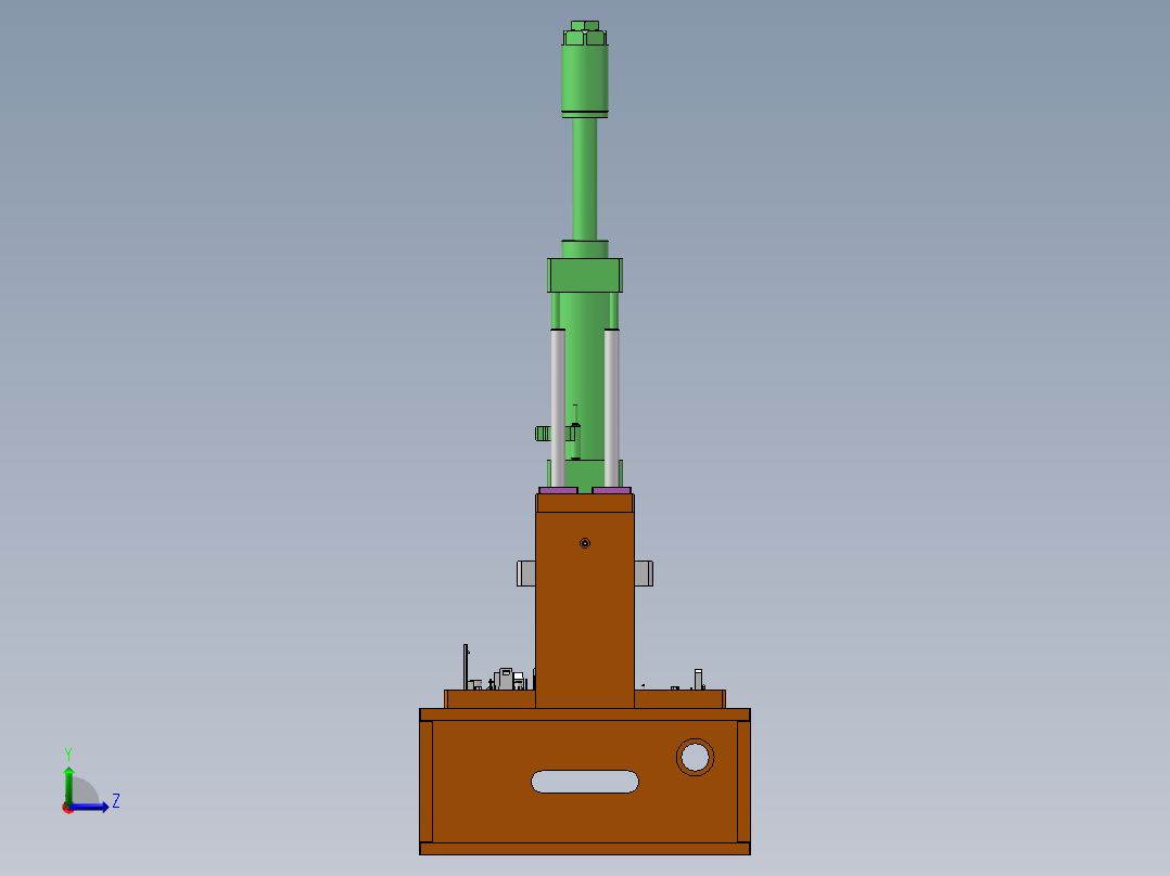 TMD-下盖整形治具sw17可编辑左视图