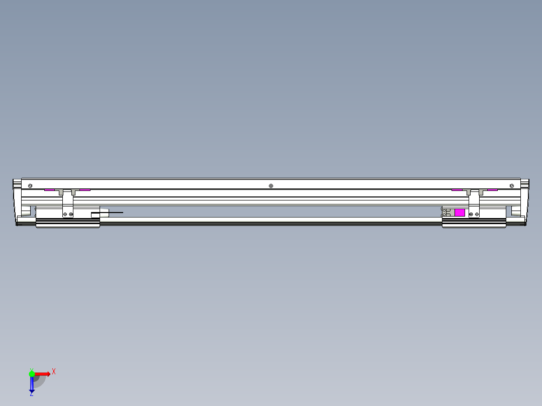 威洛博VL系列3d模型模组2VL14S1Y-S550俯视图