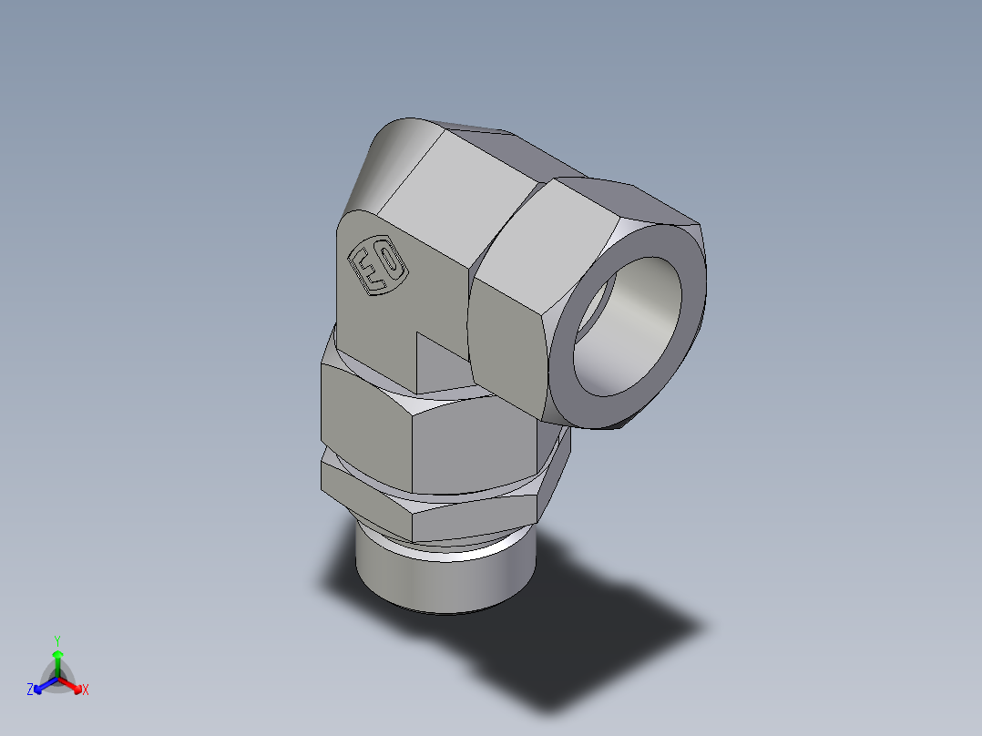 卡套式工业通用硬管接头EO_Assembled_adjustable_standpipe_elbow_EVW28LM71