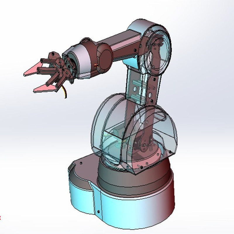 工业机械手3D图纸 机械设计参考资料设计素材