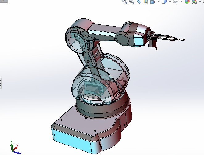 工业机械手3D图纸 机械设计参考资料设计素材