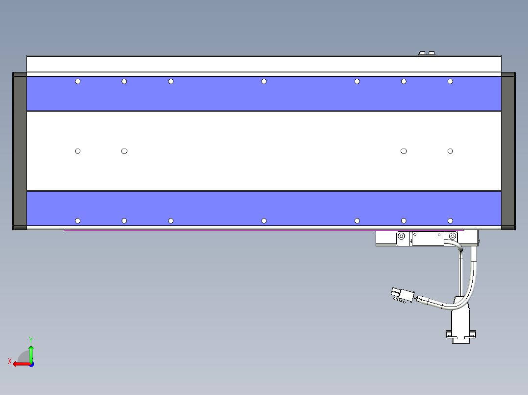 威洛博VL系列3d模型模组VL17E1Y-S350后视图
