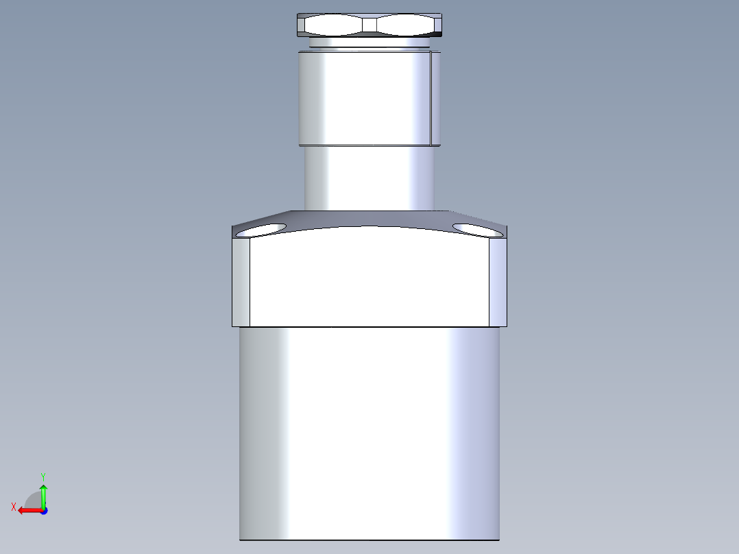 KOSMEKLG0900-SR-Y60多系列多零件图纸模型后视图