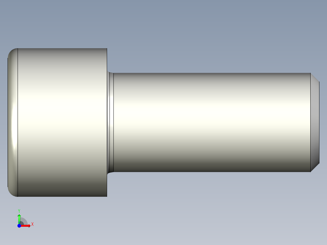 螺钉-DIN_912-M14x30.stp前视图