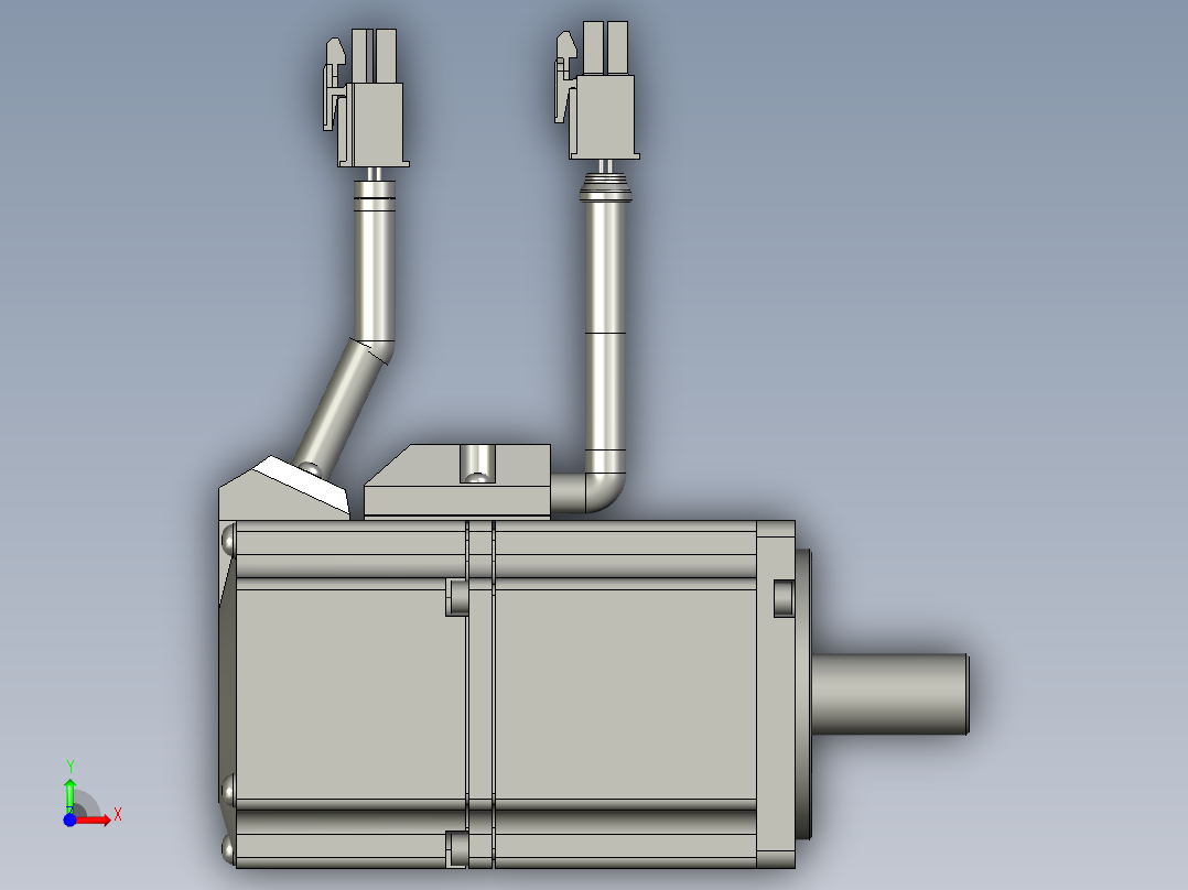400W MSMJ伺服马达前视图